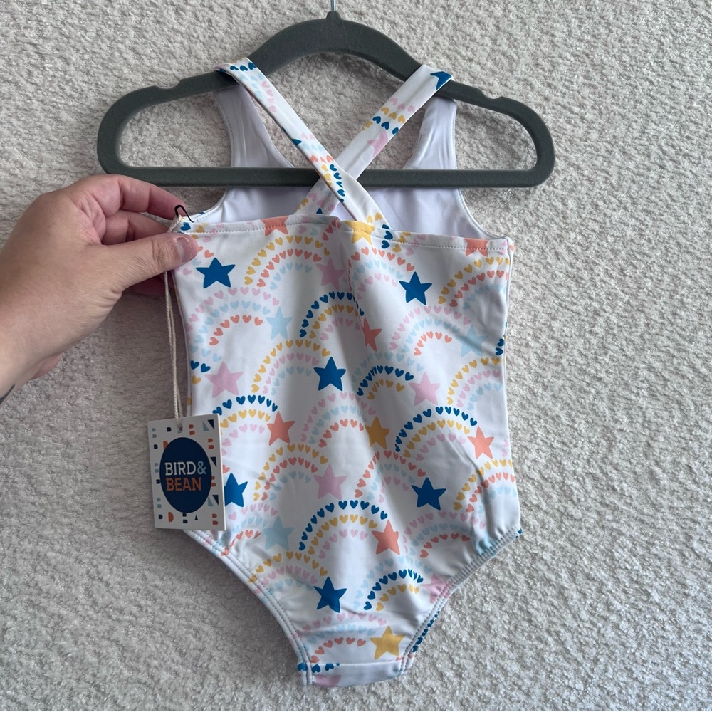 Bird & Bean NWT Infant One Piece Star Bathing Swim Suit Size 6-12 Months‎ - Picture 3 of 9